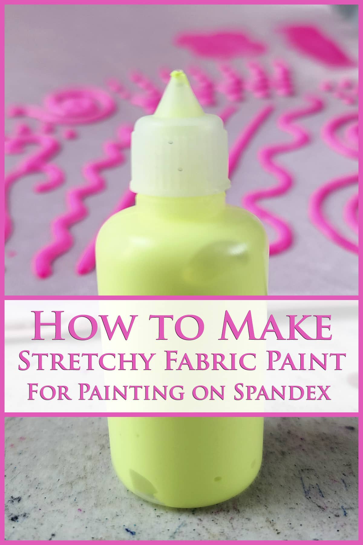 How to Make Stretch Fabric Paint - Spandex Simplified